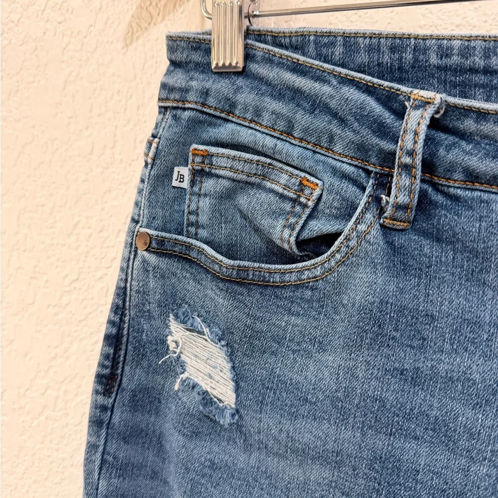 Judy Blue Distressed Blue Women's Jeans size 11/30 - Picture 5 of 8